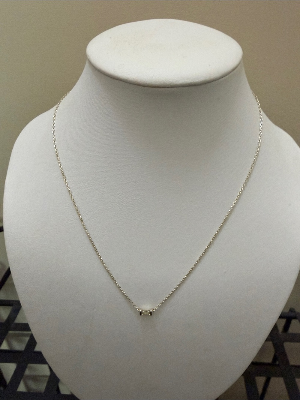 Kendra Scott Elegant Silver Minimalist Bar Necklace - Womenβ Jewelry